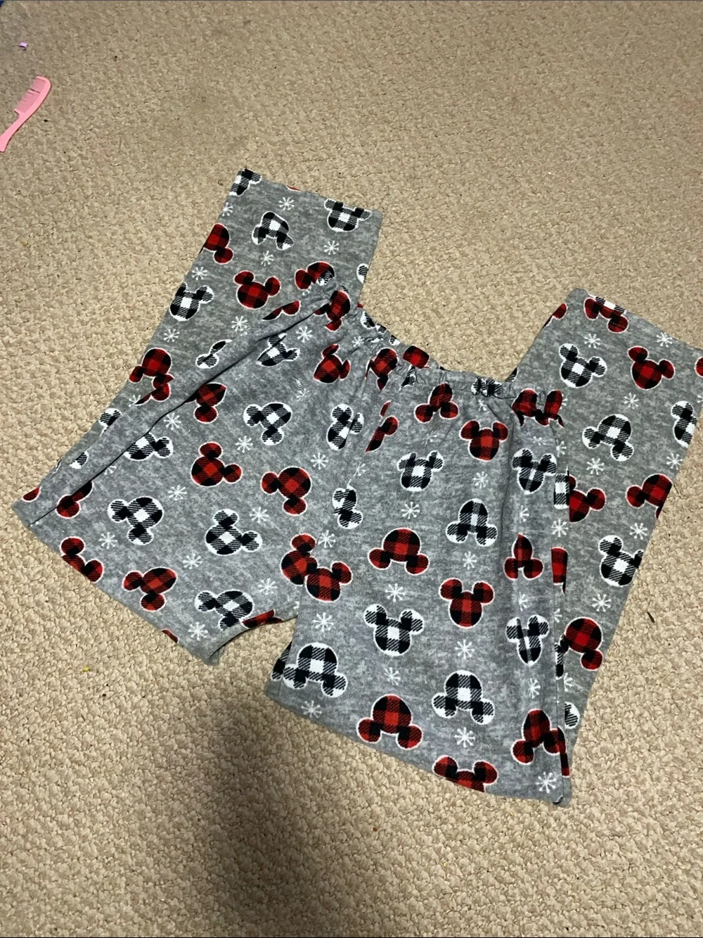 Disney Plaid Mickey Mouse women’s lounge pants pajama bottoms size large
